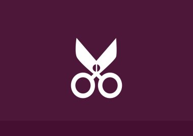 Makas basit web simgesi