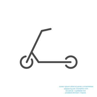 Scooter için çocuk simgesi