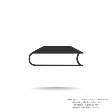 Kapalı kitap web simgesi