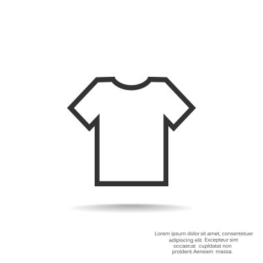 T-shirt web simgesi
