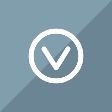 Chek işareti ile kene simgesi