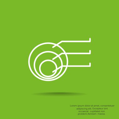 Yuvarlak Infographic web simgesi