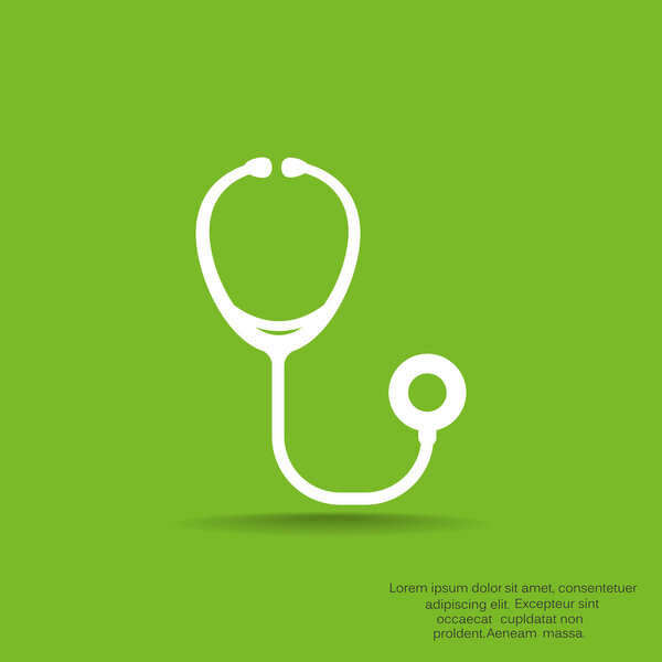 Stethoscope simple web icon