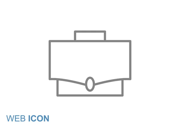 Simple icono web maletín — Archivo Imágenes Vectoriales