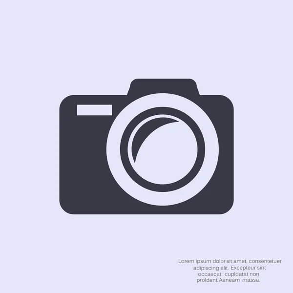 Icono de cámara fotográfica — Vector de stock