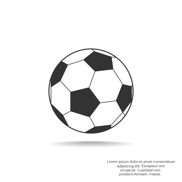 Futebol bola web ilustração —  Vetores de Stock