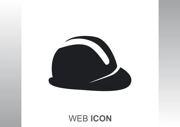 Icône Web halmet sûr — Image vectorielle