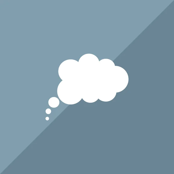 Bulut köpük basit web simgesi — Stok Vektör