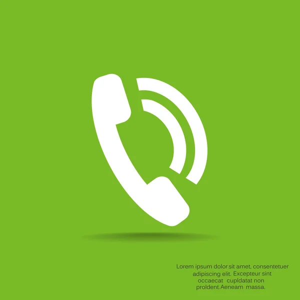Llamada telefónica icono web — Archivo Imágenes Vectoriales