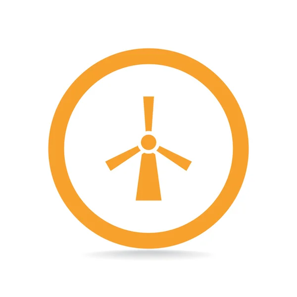 Wind generator web pictogram — Stockvector