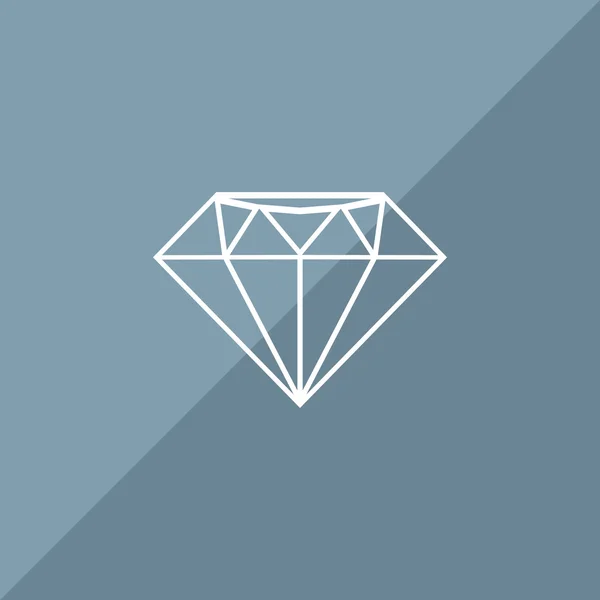 Diamant-Webikone — Stockvektor