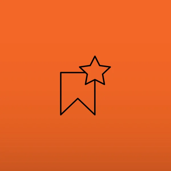 Иконка Star label — стоковый вектор