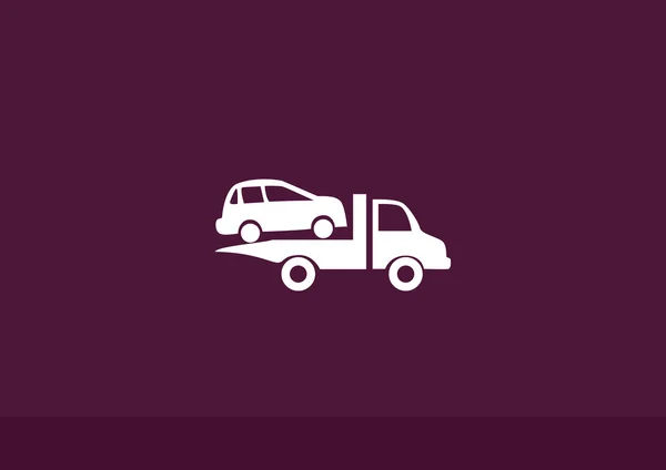 Auto evacuatie web pictogram — Stockvector