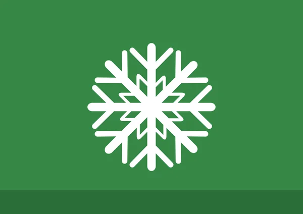 Copo de nieve icono web simple — Archivo Imágenes Vectoriales