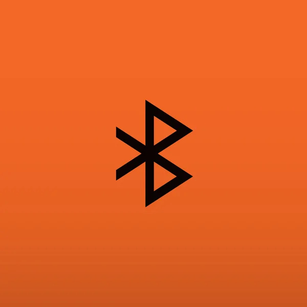 Bluetooth symbol web icon — Stock Vector