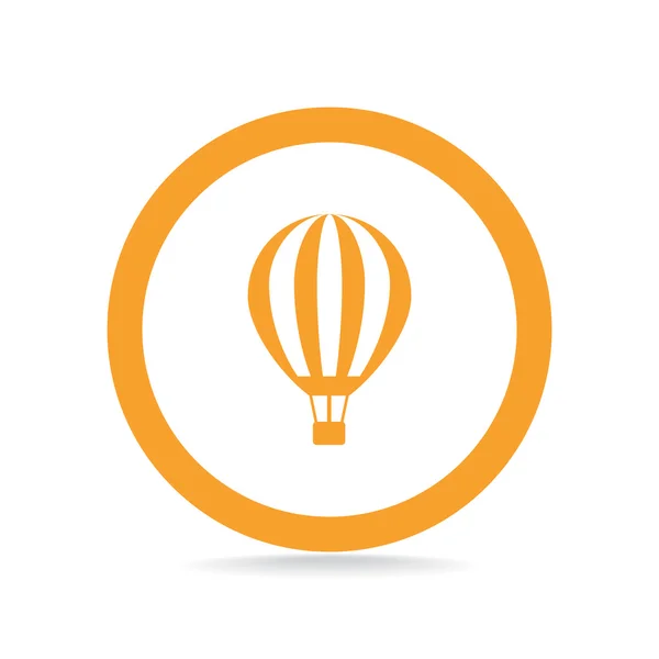Balloon aerostat web icon — Stock Vector