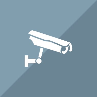 Gözetim kamera basit simgesi