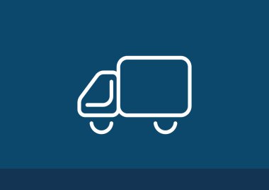 Basit kamyon web simgesi