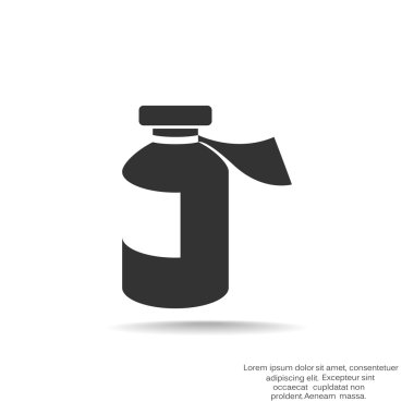 Tıp şişe web simgesi