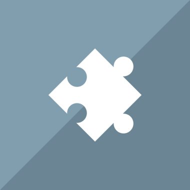 Bulmaca öğesi basit web simgesi