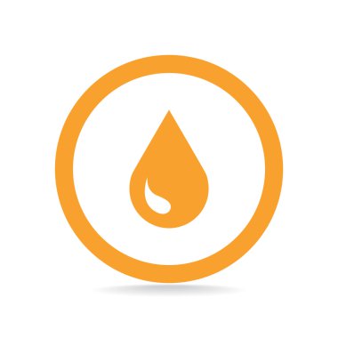 Sıvı damlacık basit web simgesi