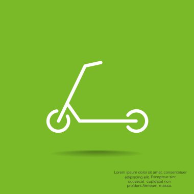 Scooter için çocuk simgesi