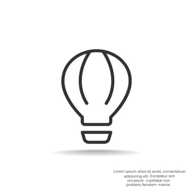 Balon aerostat web simgesi