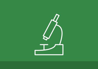 Mikroskop basit web simgesi