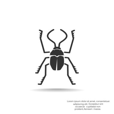 Anahat böceği böcek simgesiyle