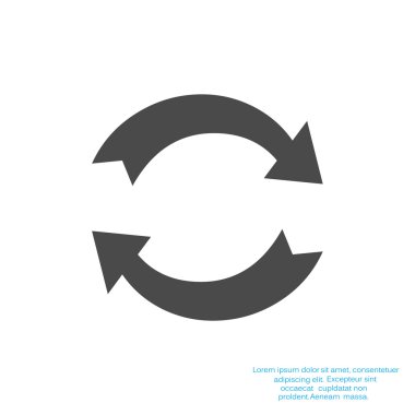 Oklar web simgesi, anahat vektör çizim ile daire