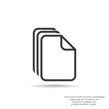 Dosyaları veya belgeleri web simgesi