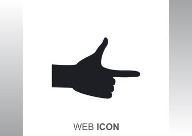 El ile düz parmak işaret