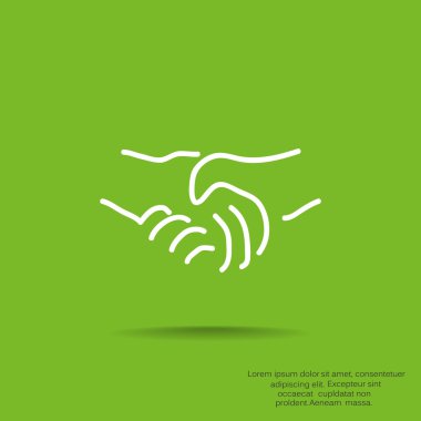 Eller simgesini, başka sallayarak