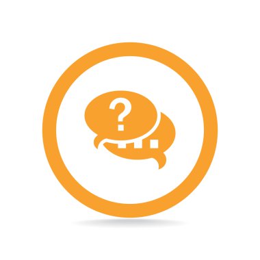 Diyalog kabarcıklar web simgesi