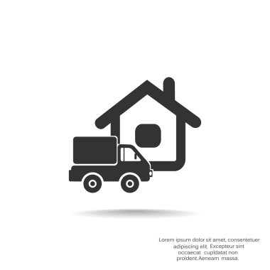 Kamyon evi web simgesinin yanında