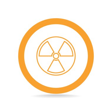 Radyasyon sembolü web simgesi