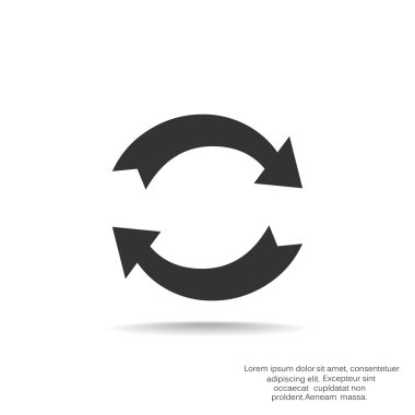 Oklar web simgesi olan daire