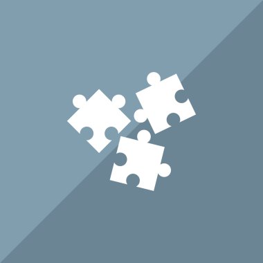 Bulmaca öğeleri basit web simgesi