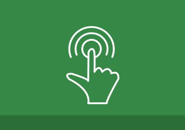 Dokunmatik ekran web simgesi