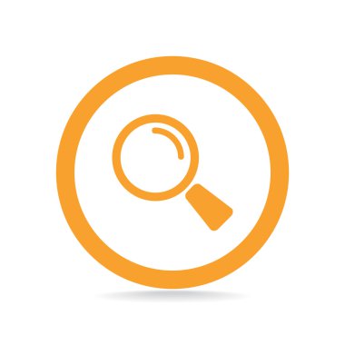 Basit büyüteç simgesini