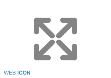 Kare simgesi dört ok