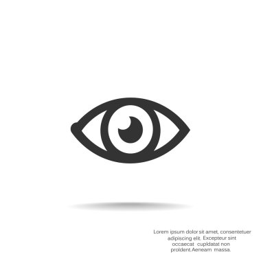 İzlerken göz web simgesi