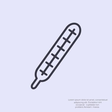 medikal termometre web simgesi