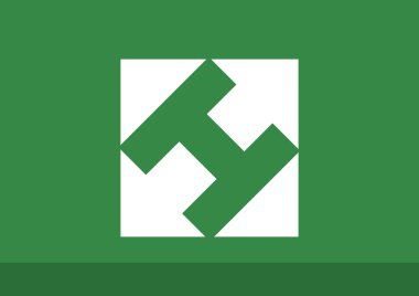 Kare üçgen simgesiyle