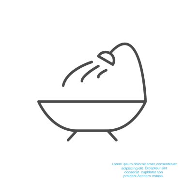 Basit banyo web simgesi