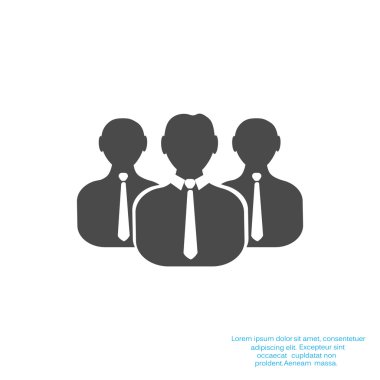 Grup insanlar basit web simgesi
