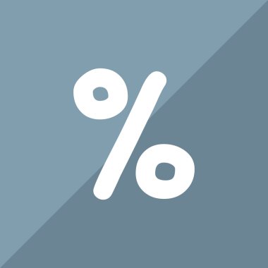 Basit yüzde simgesi simgesi