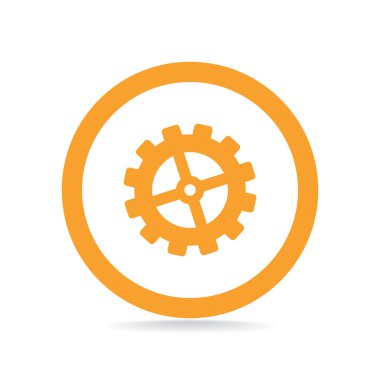 Tek yönlü dişli basit simgesini