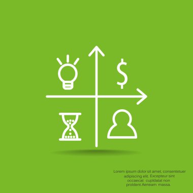 İş basit web simgesi