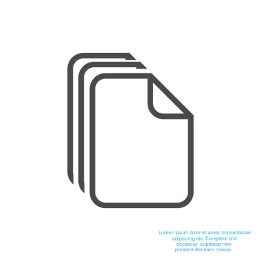 Dosyaları veya belgeleri web simgesi